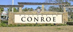 Conroe, TX Welcome Sign