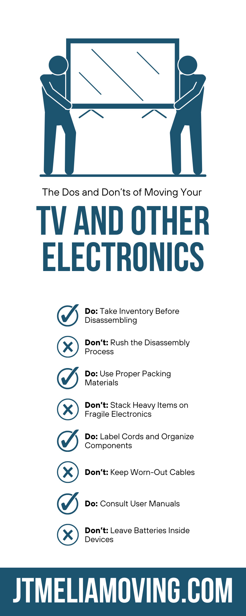 The Dos and Don’ts of Moving Your TV and Other Electronics